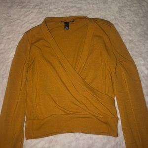 Forever 21 small yellow sweater